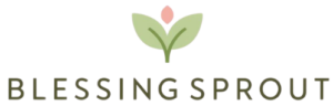 BlessingSprout logo with green sprout symbol for daily blessings and prayers website